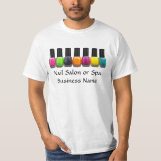 Nail Salon Business, Bright Polish Bottles T-Shirt