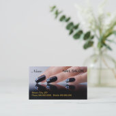 Nail Salon Business Card (Standing Front)