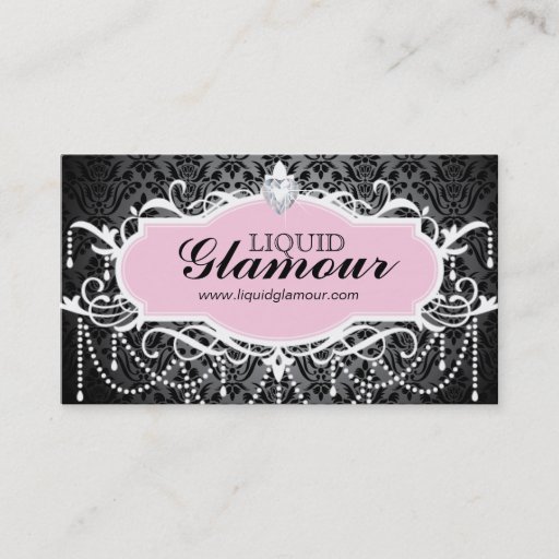 Customizable Nail Salon Business Card