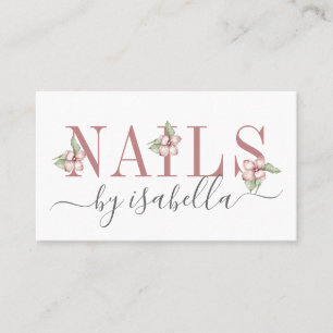 Nail Salon Business Card