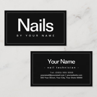 Nail Salon Business Card
