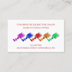 Nail Salon Business Card