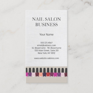Nail Salon Business Card