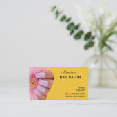 Nail Salon Business Card - choose your color (Standing Front)