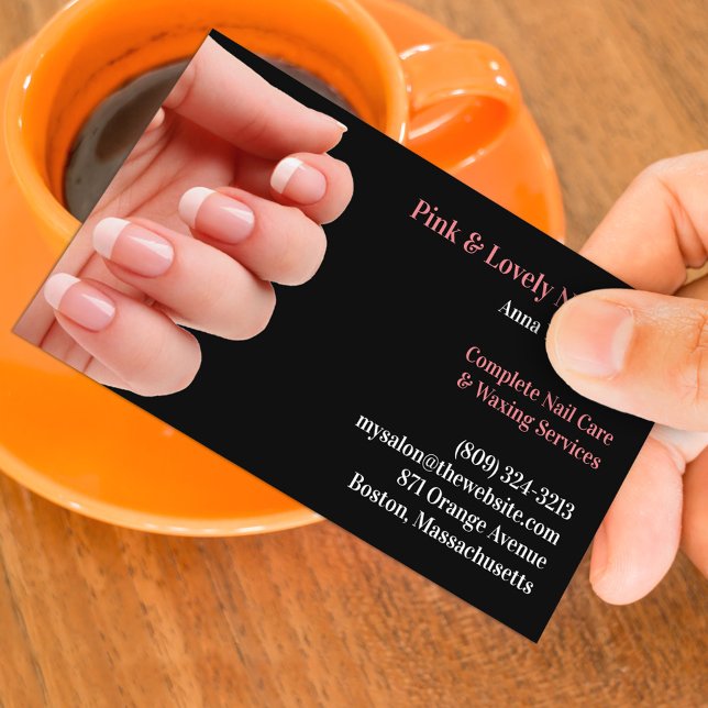 Nail Salon Business Card Template (Creator Uploaded)