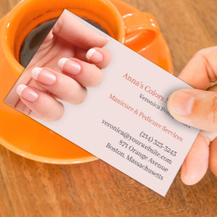 Nail Salon Business Card Template