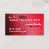 Nail Salon business cards (Back)
