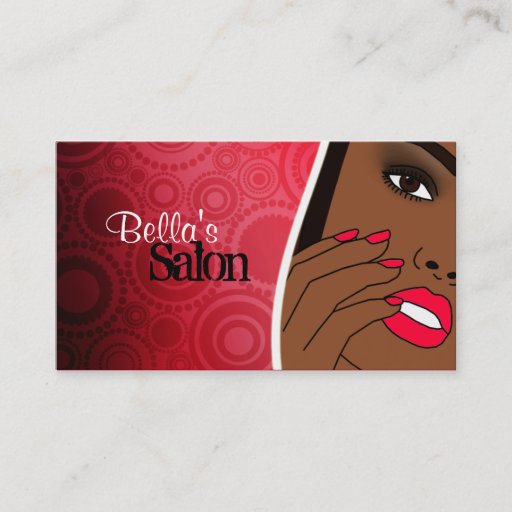 Customizable Nail Salon business cards