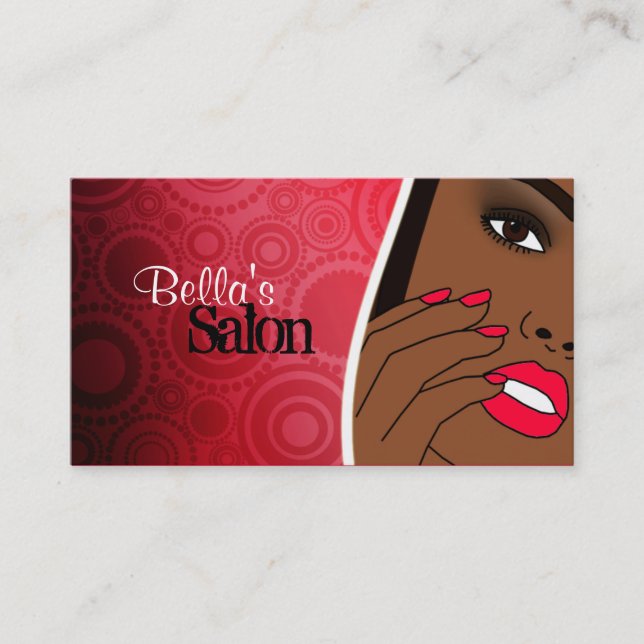 Nail Salon business cards (Front)