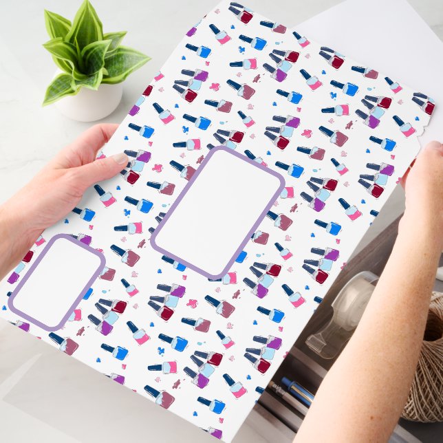 Nail Salon Business Polish Bottle Pattern 1 Envelope Mailers (Desk)