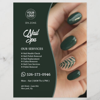 Nail Salon Editable Flyer