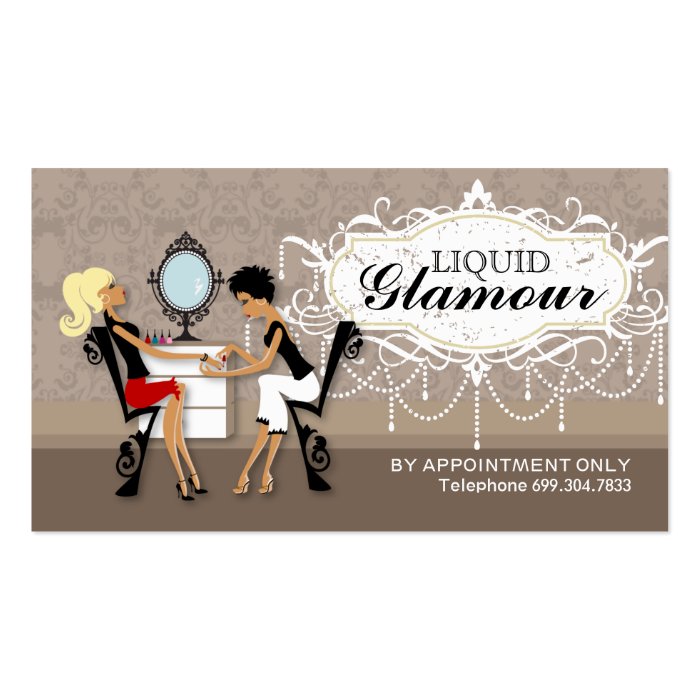 Nail Salon Loyalty Cards Zazzle