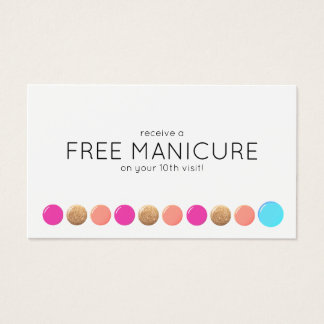 nail salon business cards