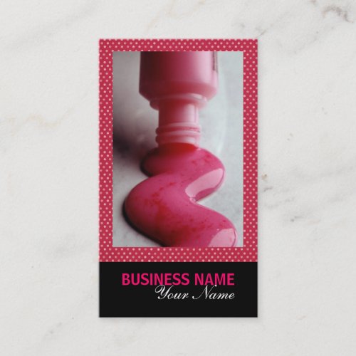 Nail Salon or Nail Technician Business Cards