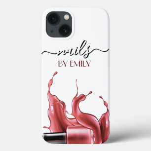 Nail Salon Polish Bottle Splash Pastel iPhone 13 Case