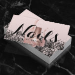 Nail Salon Polish Manicurist Vintage Floral Pink Business Card<br><div class="desc">Nail Salon Polish Bottle Manicurist Vintage Floral Business Cards.</div>
