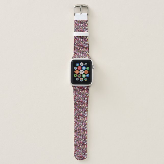 Nail Studio Pattern Apple Watch Band (Front)
