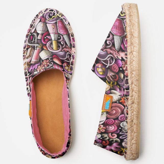 Nail Studio Pattern Espadrilles (Side)