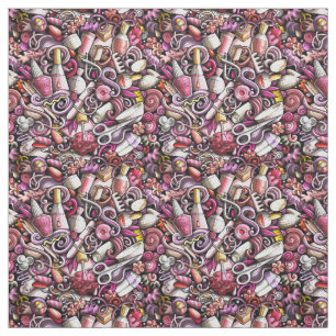 Nail Studio Pattern Fabric