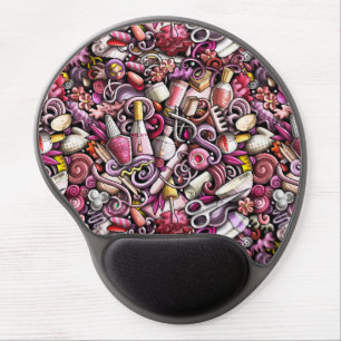 Nail Studio Pattern Gel Mouse Pad