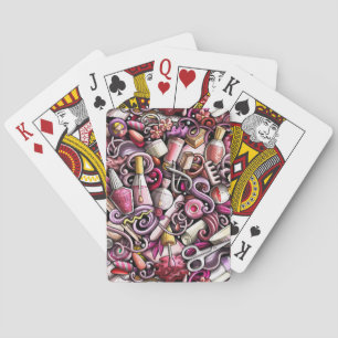 Nail Studio Pattern Poker Cards