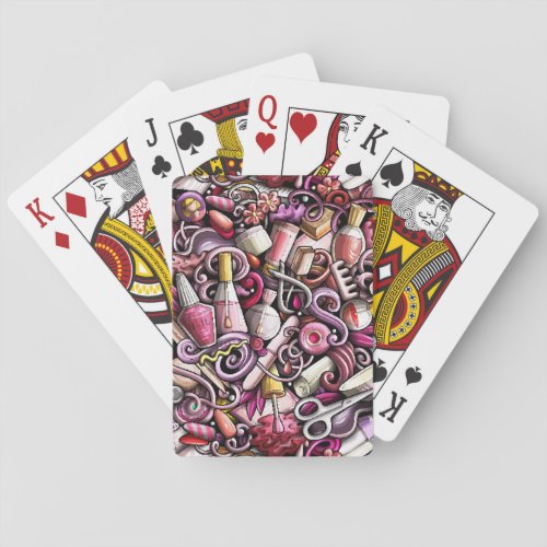 Nail Studio Pattern Poker Cards