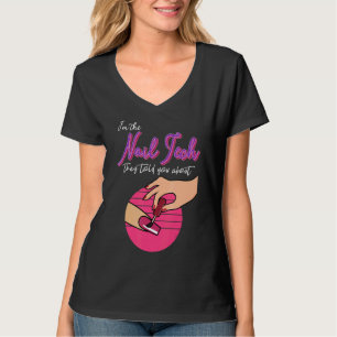 Nail Tech Artist Nail Technician Pedicurist Manicu T-Shirt