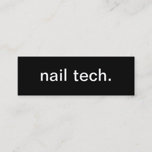 Nail Tech Business Card