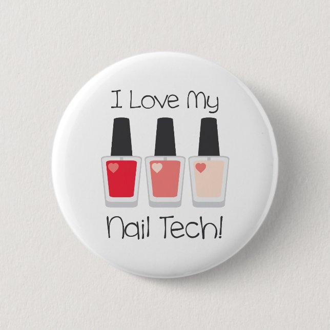 Nail Tech Button (Front)