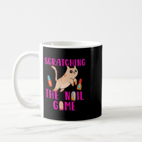 Nail Tech Cat Pet Lover Nail Technician Arts Salon Coffee Mug