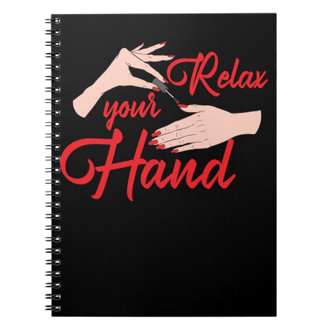 Nail Tech Cosmetics Nail Technician Notebook (Front)