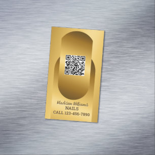 Nail Tech Custom QR Business Card