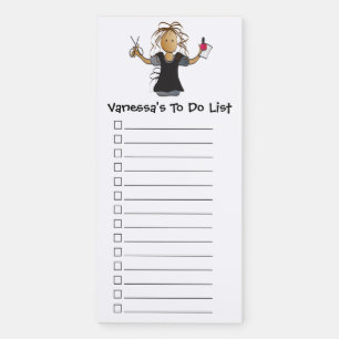 Nail Tech Gift Idea - Manicurist Present Magnetic Magnetic Notepad