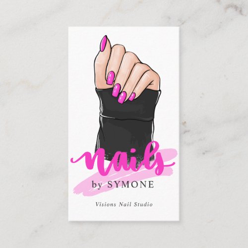 Nail Tech Nail Artist Nail Designer Nail Salon  Bu Business Card