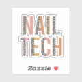 Nail Tech Nail Technician Appreciation, Manicurist Sticker | Zazzle