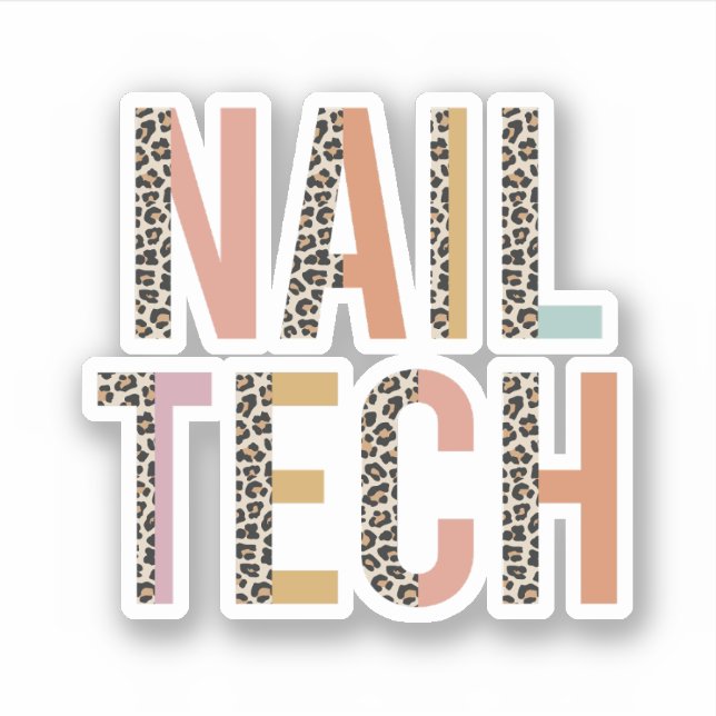 Nail Tech Nail Technician Appreciation, Manicurist Sticker (Front)