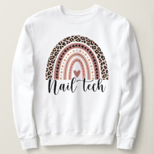 Nail Tech Rainbow, Nail Technician Appreciation Sweatshirt
