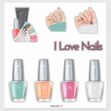 Nail Tech Sticker pack