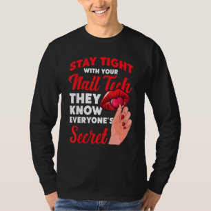 Nail Tech Work Uniform Nail Polish 7 T-Shirt