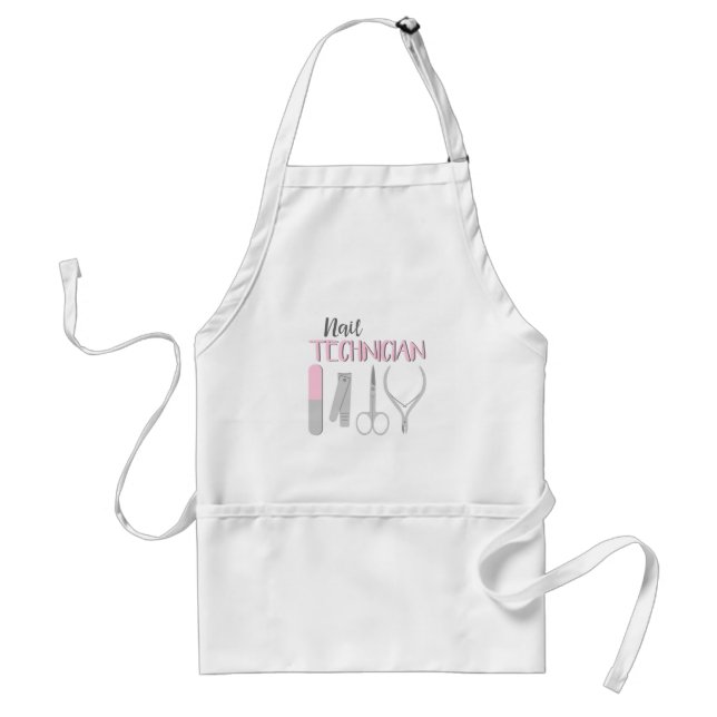 Nail Technician Adult Apron (Front)
