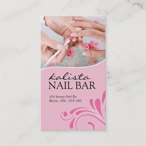 NAIL TECHNICIAN AND SAP BUSINESS CARD