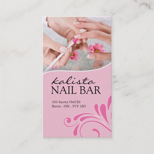 Customizable NAIL TECHNICIAN AND SAP BUSINESS CARD