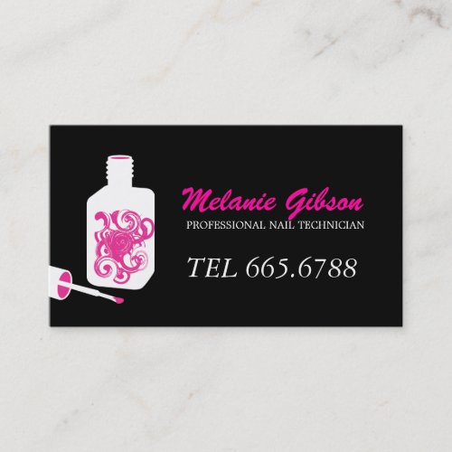 NAIL TECHNICIAN BUSINESS CARD