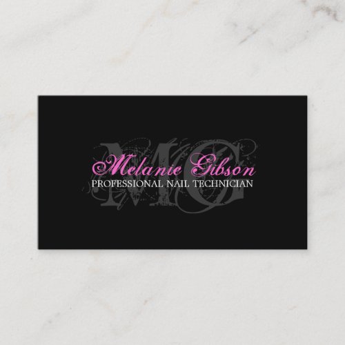 NAIL TECHNICIAN BUSINESS CARD
