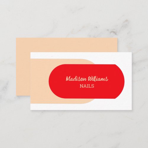 Nail Technician Business Card