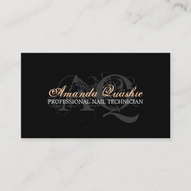 NAIL TECHNICIAN BUSINESS CARD (Front)