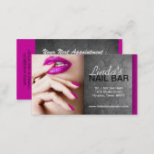 NAIL TECHNICIAN BUSINESS CARD (Front/Back)