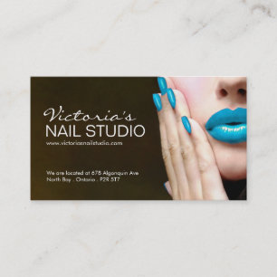 Nail Technician ~ Business Card Template