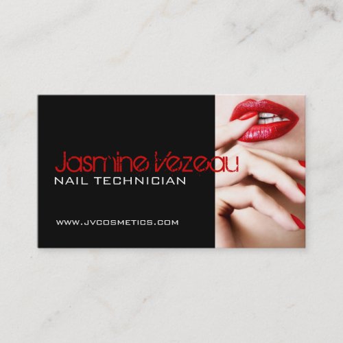 Nail Technician Business Cards