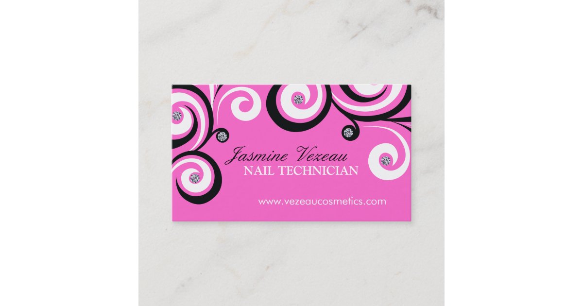 Nail Technician Business Cards | Zazzle